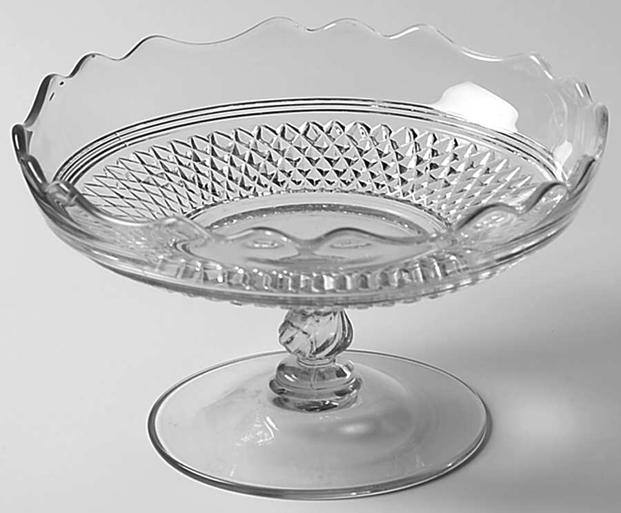 Mt. Vernon Clear Round Compote (Height X Width) by Cambridge-1