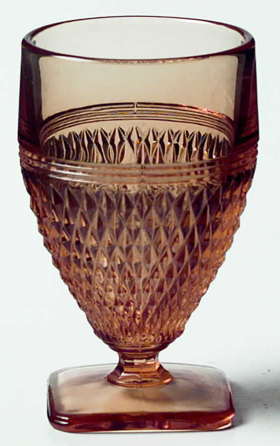 Mt. Vernon Amber Footed Tumbler by Cambridge-1