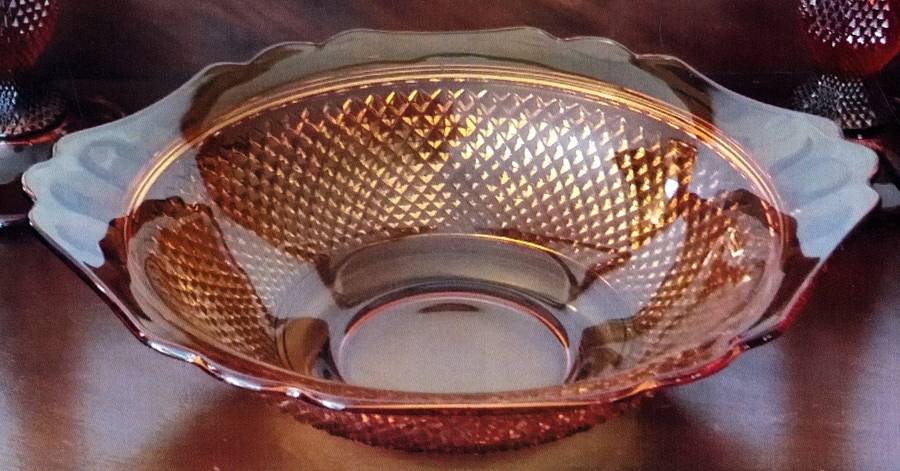 Mt. Vernon Amber 10" Round Bowl by Cambridge-1