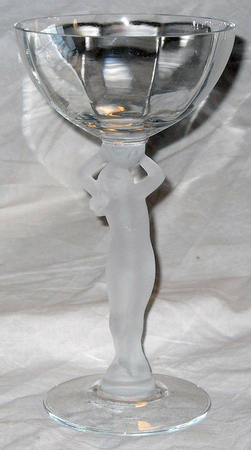 Nude Stems-All Colors & Variations Champagne/Tall Sherbet-Clear Frosted by Cambridge-1
