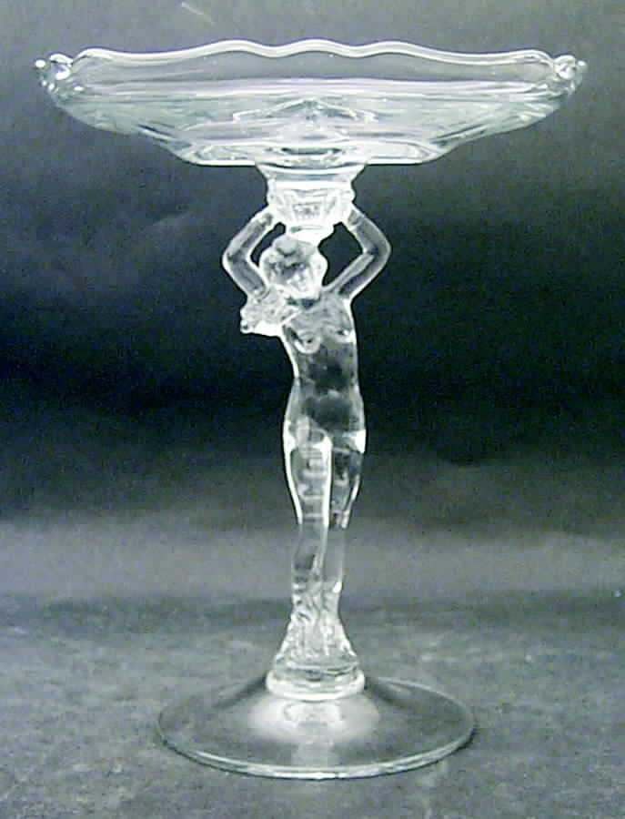 Nude Stems-All Colors & Variations (8" X 6") Flared Compote by Cambridge-1