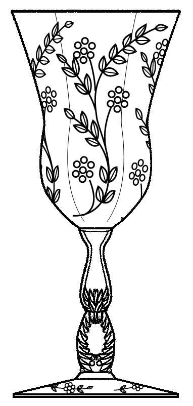 Petite (Cut #988) Water Goblet by Cambridge-1