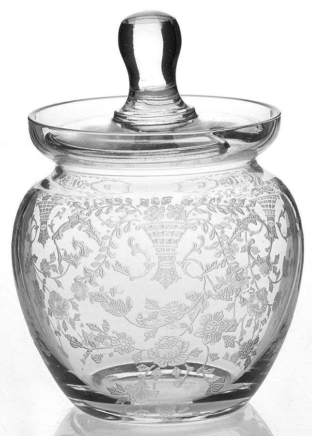 Portia Clear (Stem 3121) Marmalade & Lid by Cambridge-1