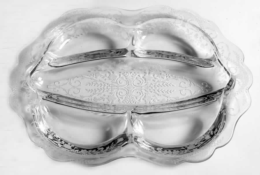 Portia Clear (Stem 3121) 3400 5 Part Celery/Relish by Cambridge-1