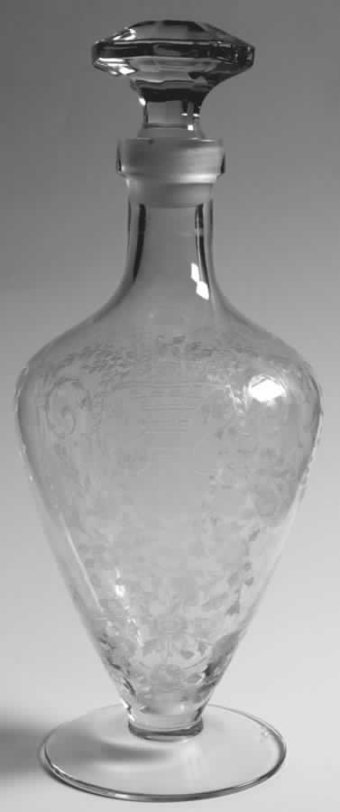 Portia Clear (Stem 3121) Decanter & Stopper by Cambridge-1