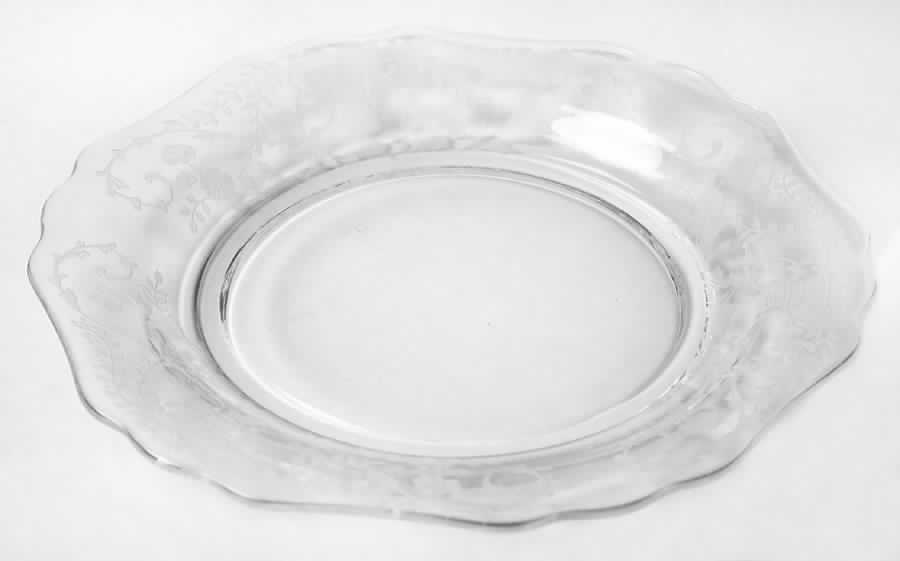 Portia Clear (Stem 3121) 7" Salad Plate (Shape 3400) by Cambridge-1