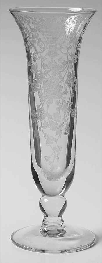Portia Clear (Stem 3121) 6" Footed Flower Vase by Cambridge-1