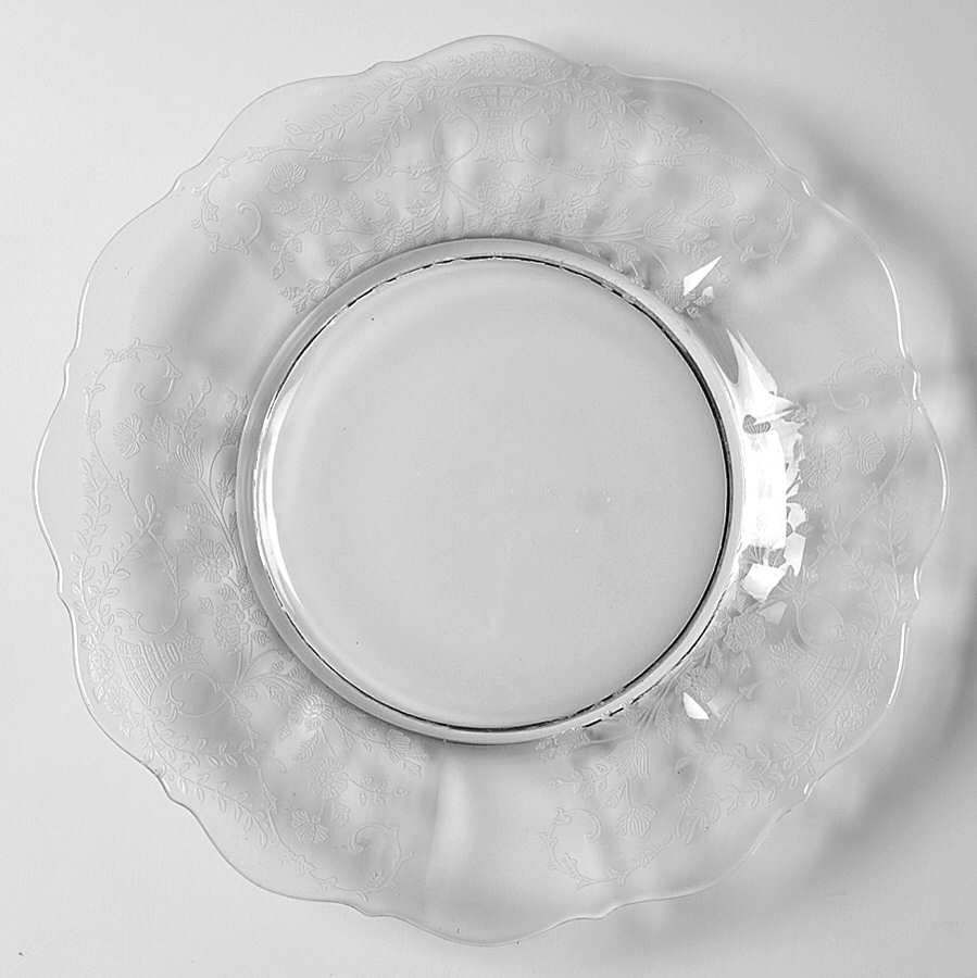 Portia Clear (Stem 3121) 8" Salad Plate (Shape 3900) by Cambridge-1