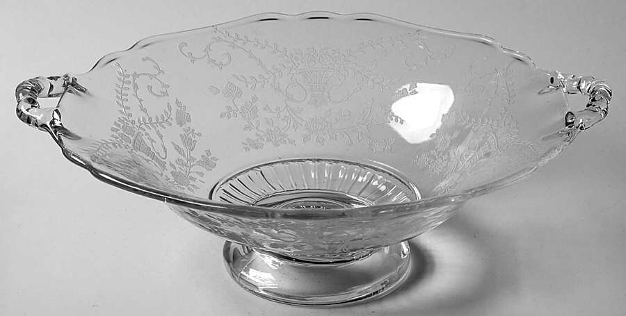 Portia Clear (Stem 3121) 8" Footed Low Comport by Cambridge-1