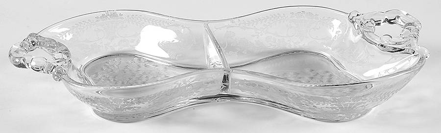 Portia Clear (Stem 3121) 3400/89 2 Part Handled Relish by Cambridge-1