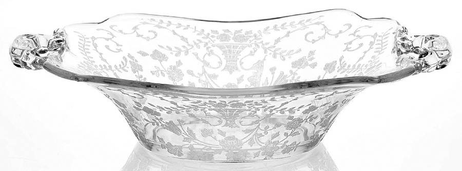 Portia Clear (Stem 3121) 3400/1179 Handled Bon Bon by Cambridge-1