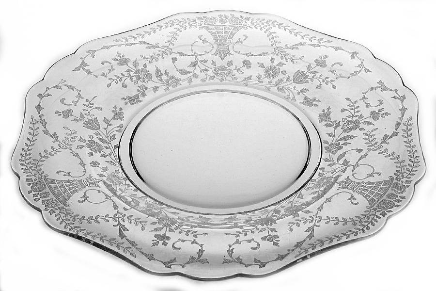 Portia Clear (Stem 3121) 3400 10 1/2" Service Plate by Cambridge-1