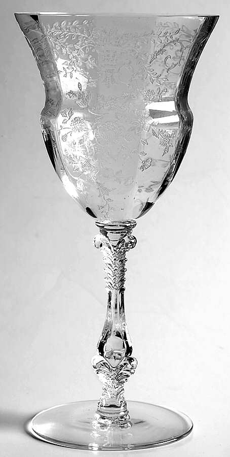 Portia Clear (Stem 3126) Water Goblet by Cambridge-1