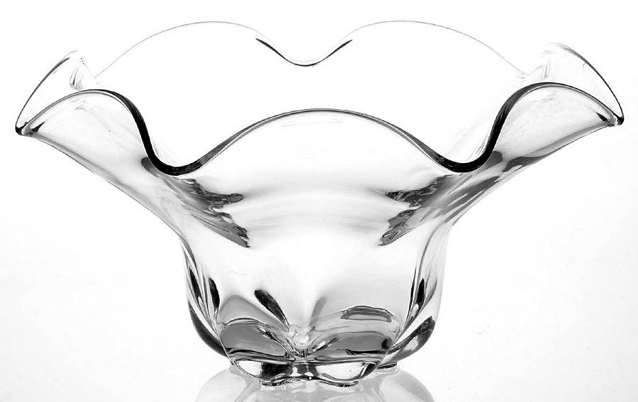 Pristine (Stem 1936) 5" Crimped Vase by Cambridge-1
