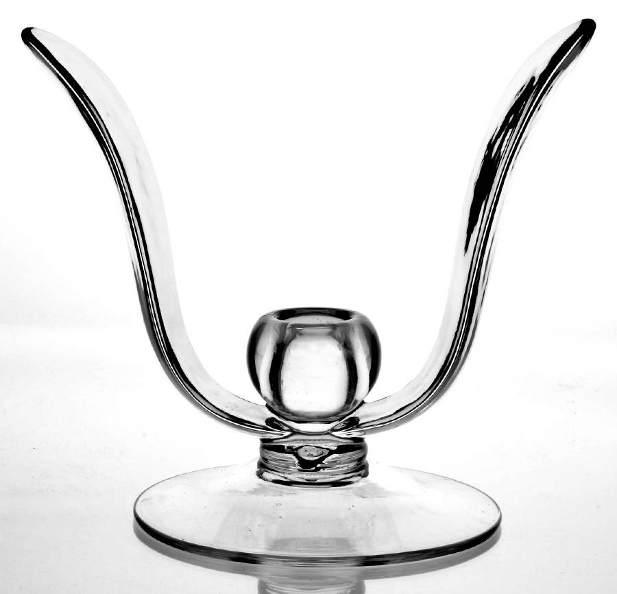 Pristine (Stem 1936) Leaf Shape Candleholder by Cambridge-1