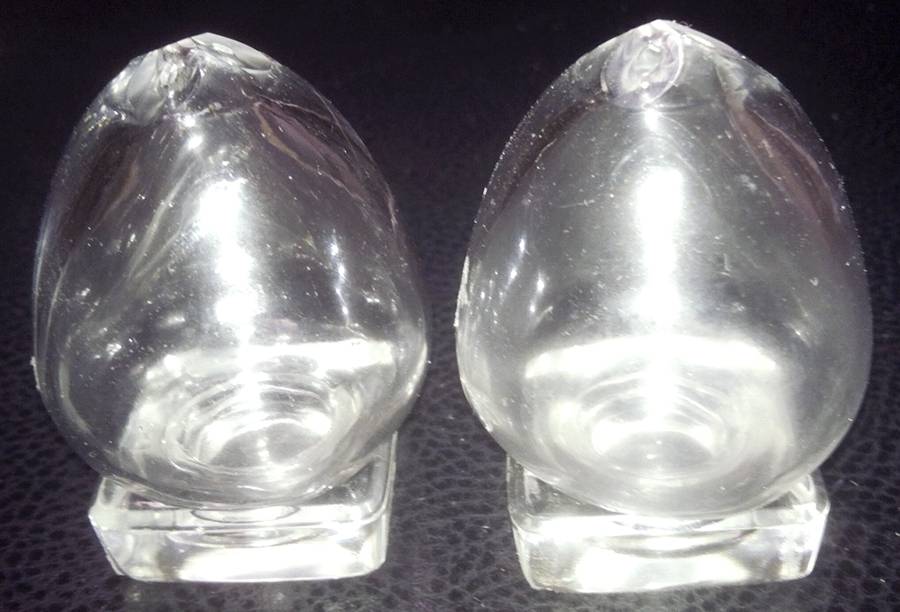 Pristine (Stem 1936) Shaker Set with Glass/Lid Bases by Cambridge-1