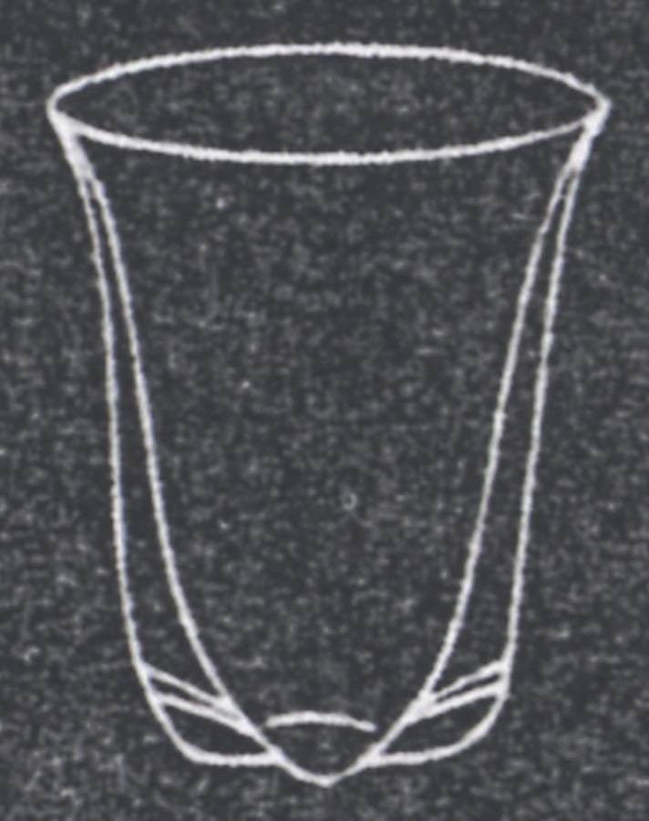 Radiant Rose (Stem#1958, Cut) 6" Flower Vase by Cambridge-1