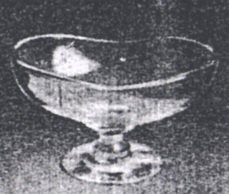 Radiant Rose (Stem#1958, Cut) Comport by Cambridge-1