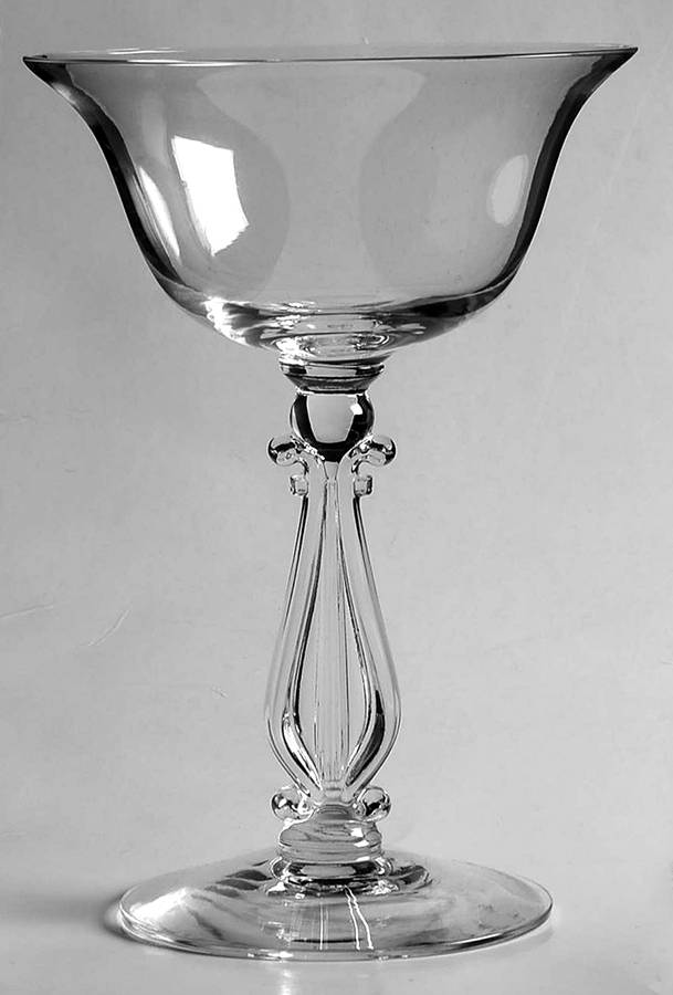 Regency Clear (Stem 3575) Champagne/Tall Sherbet by Cambridge-1