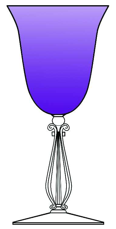 Regency Amethyst Water Goblet by Cambridge-1