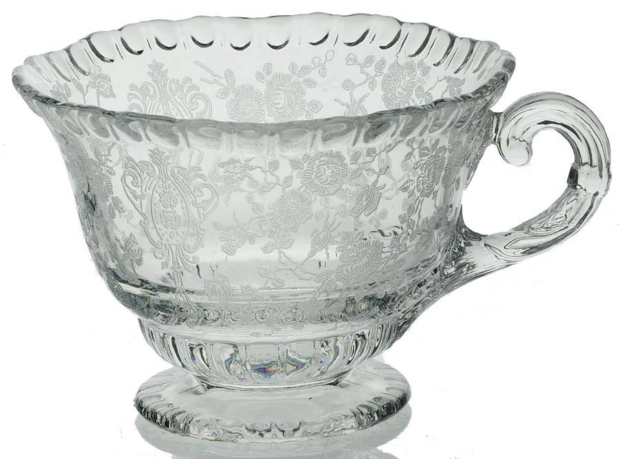 Rose Point Clear Cup for Cup & Saucer (Shape 3500) by Cambridge-1