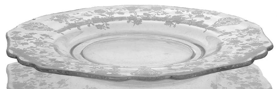 Rose Point Clear Bread & Butter Plate (Shape 3400) by Cambridge-1
