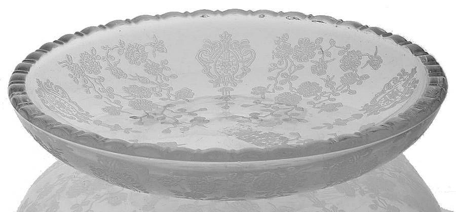 Rose Point Clear 3 1/4" Round Ashtray (Shape 3500) by Cambridge-1