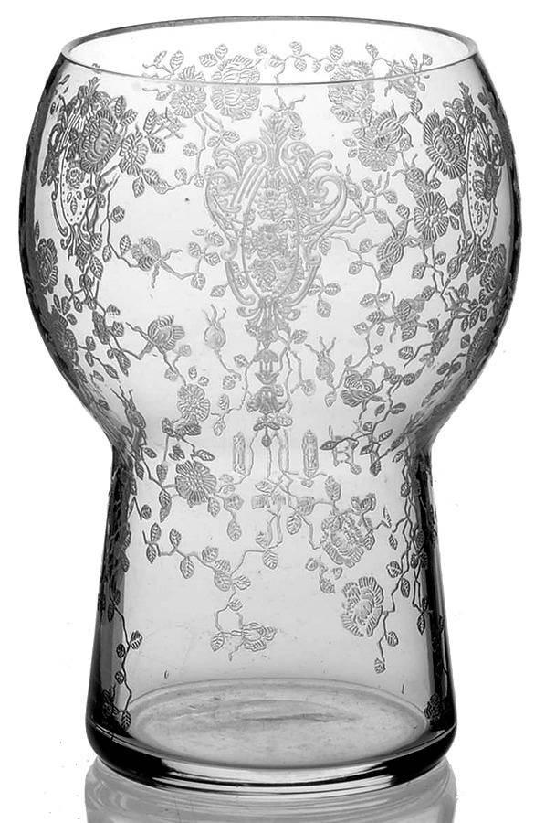 Rose Point Clear 3400/38 12 Oz Flat Tumbler by Cambridge-1