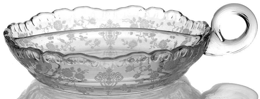 Rose Point Clear #3500 60 Loop Handle 2 Part Relish by Cambridge-1