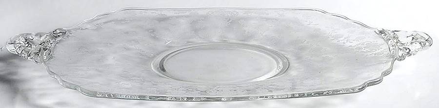Rose Point Clear 16" Handled Plate (Shape 3400) by Cambridge-1