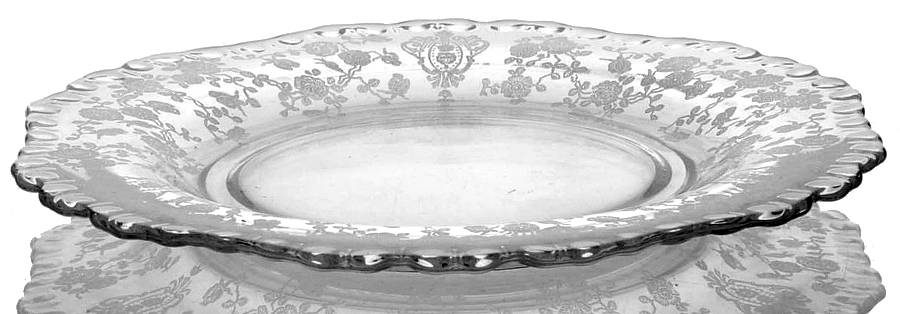 Rose Point Clear Bread & Butter Plate (Shape 3500) by Cambridge-1