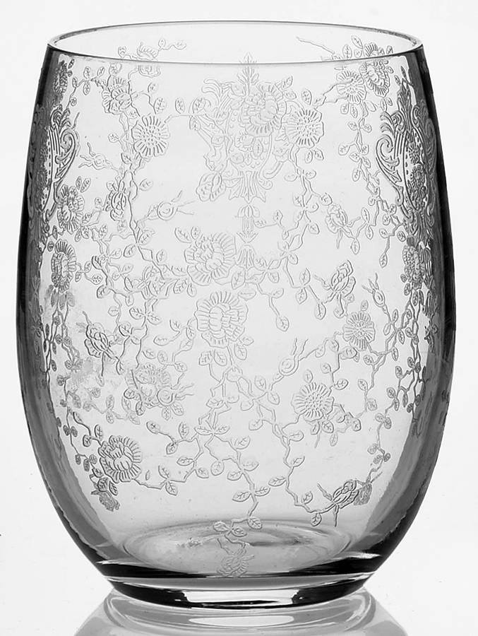Rose Point Clear 3400/115 13 Oz Bellied Tumbler by Cambridge-1