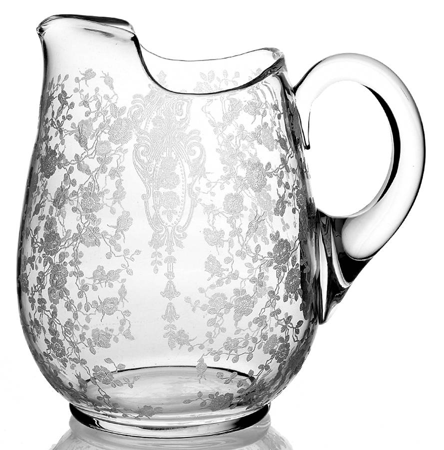 Rose Point Clear 76 Oz Jug by Cambridge-1
