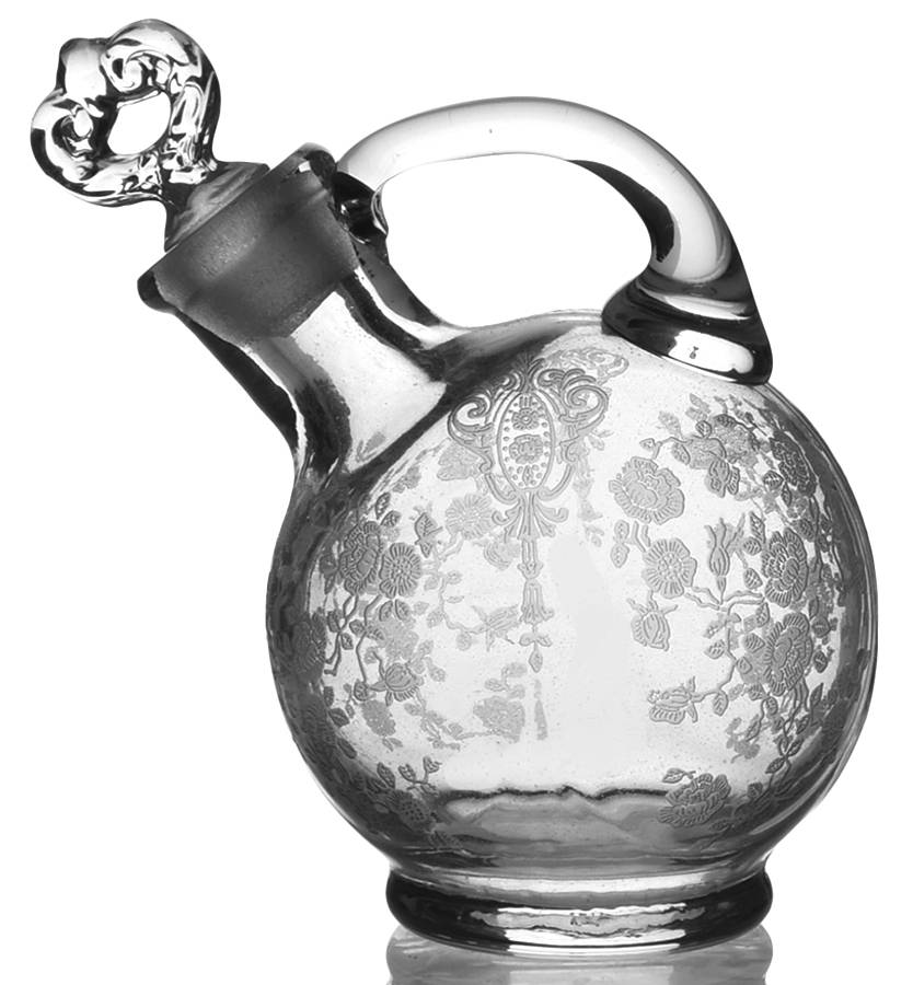 Rose Point Clear Shape 3400 2 Oz Oil Cruet with Stopper by Cambridge-1