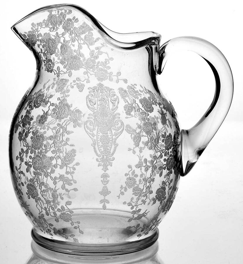 Rose Point Clear 20 Oz Jug by Cambridge-1