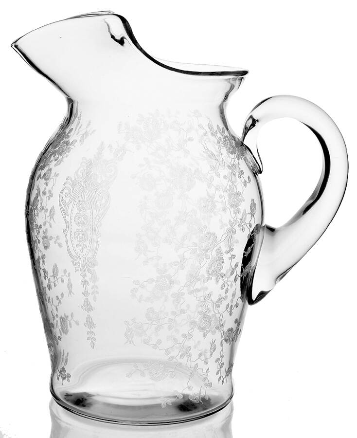 Rose Point Clear 83 Oz Jug by Cambridge-1