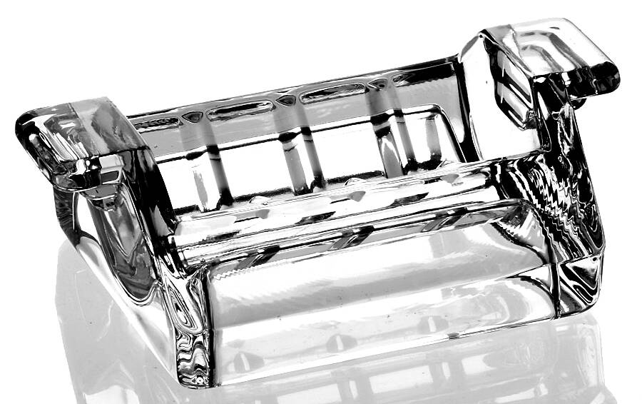 Rose Point Clear Ashtray Stand (Holds 4 Ashtrays) by Cambridge-1