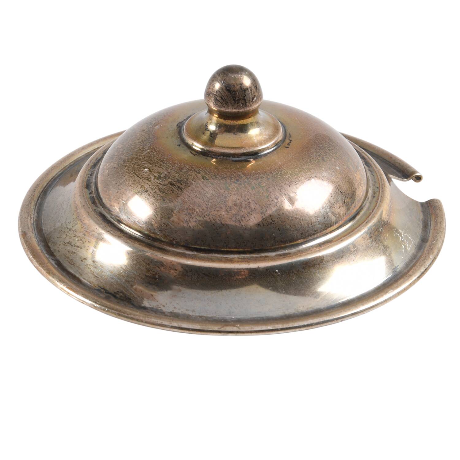 Rose Point (Sterling, Hollowware) Sterling Lid for Crystal Marmalade by Wallace Silver-1