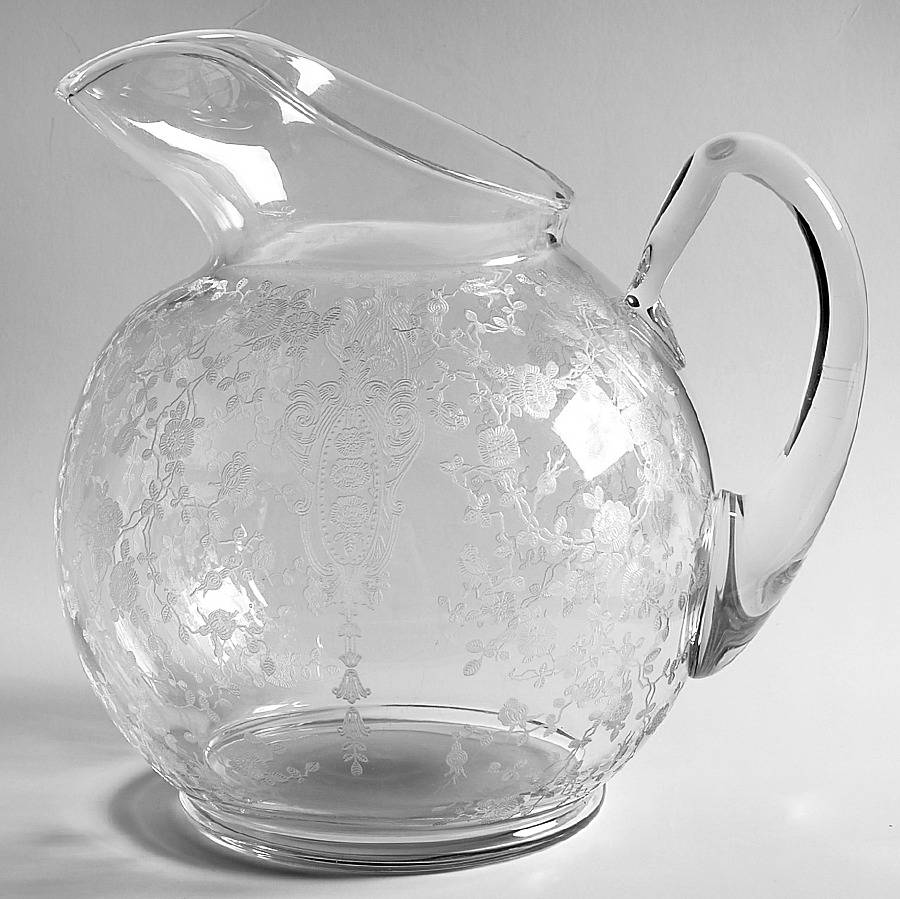 Rose Point Clear 86 Oz Ice Lip Pitcher by Cambridge-1