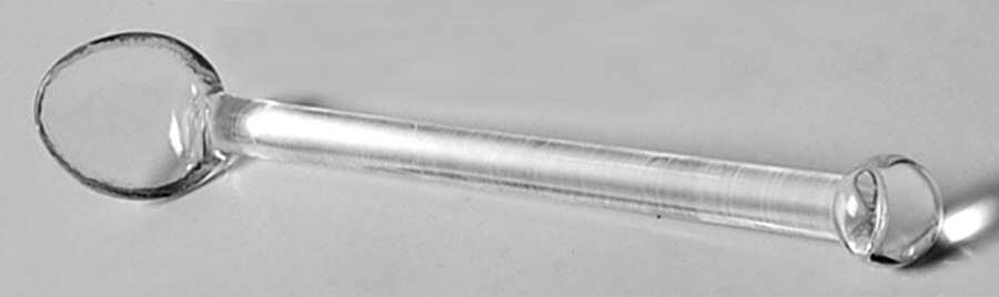 Rose Point Clear Mustard Spoon by Cambridge-1