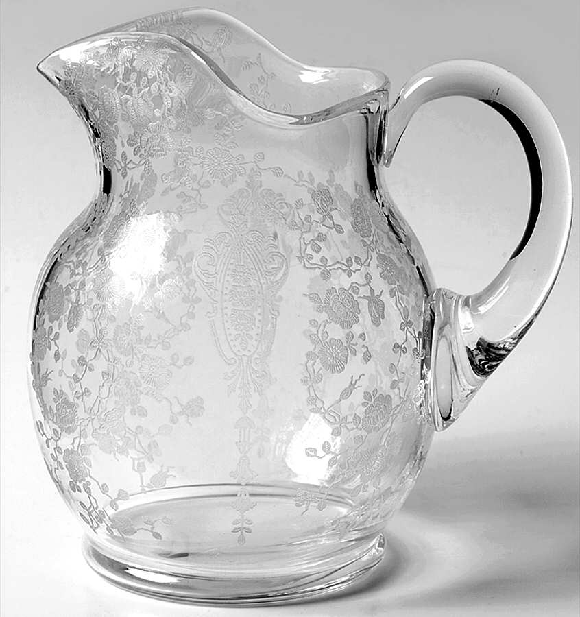 Rose Point Clear 20 Oz Jug by Cambridge-1