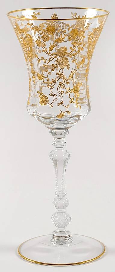 Rose Point Clear (Stem 3500, Gold Encrusted) Claret Wine by Cambridge-1