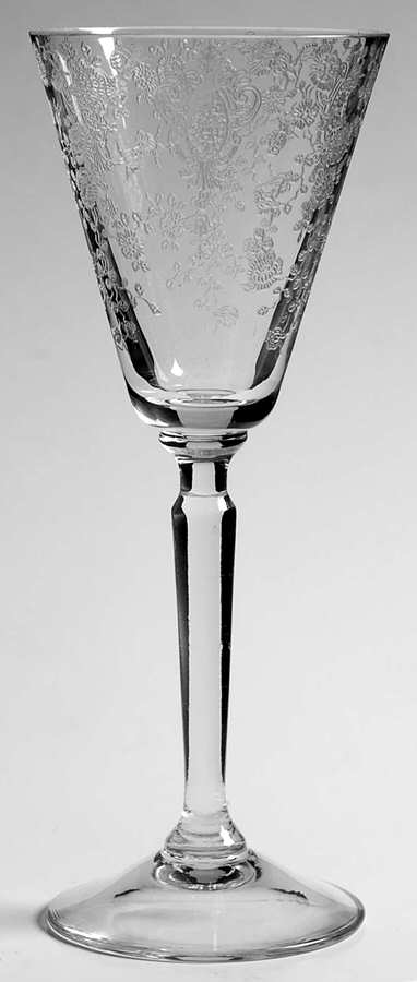 Rose Point Clear (Stem 3106) Claret Wine by Cambridge-1
