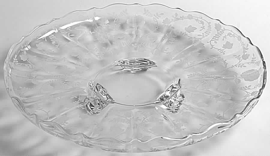 Roselyn 13" 3-Toed Torte Plate by Cambridge-1