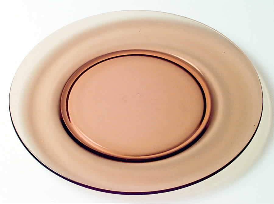 Round Amber Dinner Plate by Cambridge-1