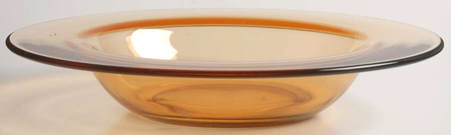 Round Amber Rim Soup Bowl by Cambridge-1