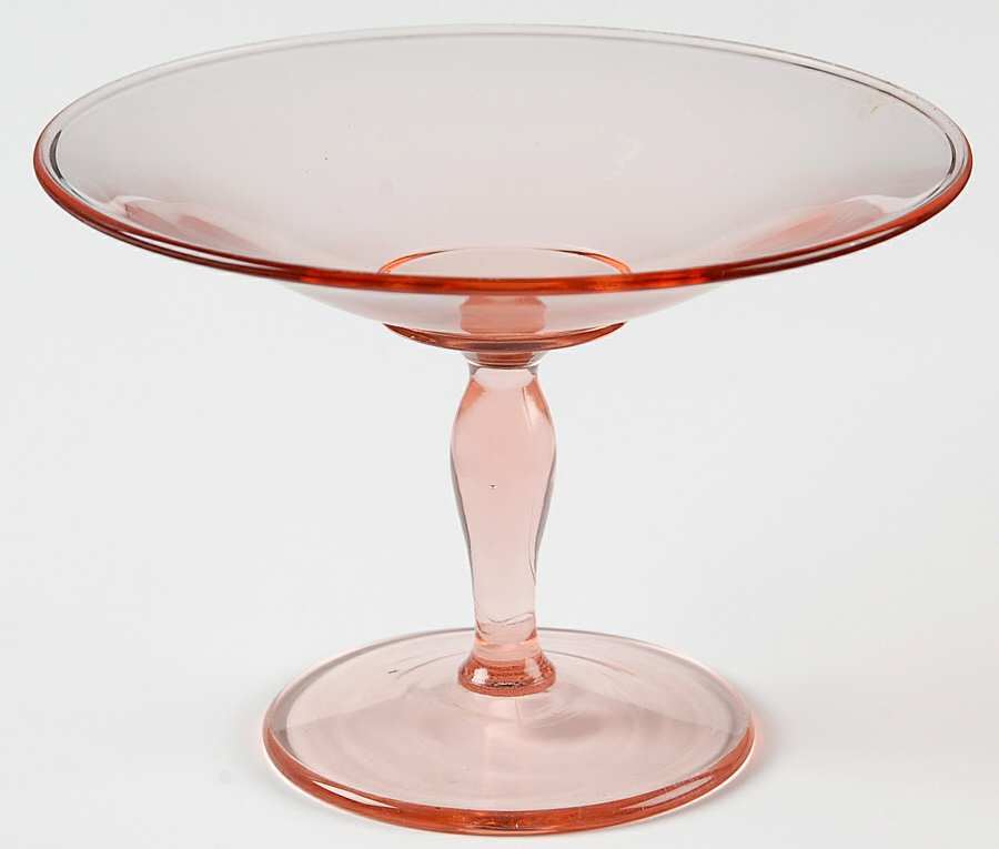 Round Pink Round Compote (Height X Width) by Cambridge-1