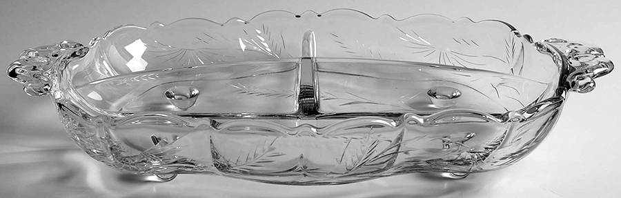 Roxbury #3900/126 Oblong 3 Part Celery/Relish by Cambridge-1