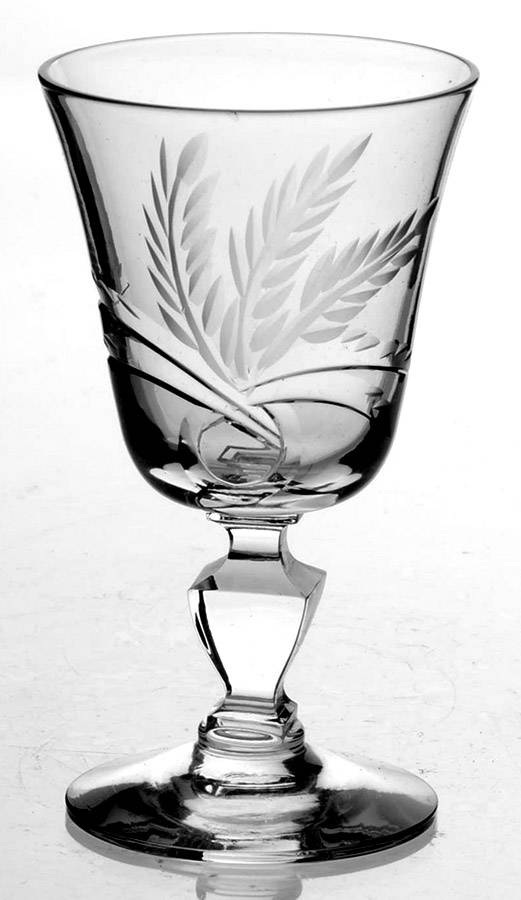 Silver Wheat (Stem 1953, Cut) Cordial Glass by Cambridge-1