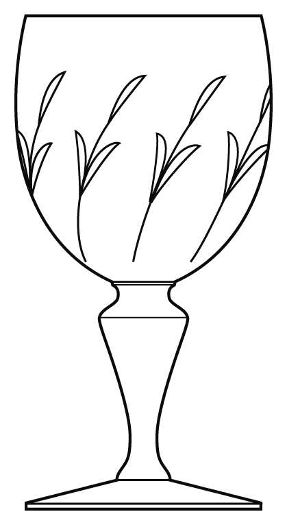Spring Water Goblet by Cambridge-1
